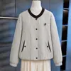 Chaqueta de cuello vuelto para mujeres de mediana edad y mayores, nueva colección primavera, otoño, invierno 2026, ropa casual para madres, top elegante de cuello alto