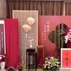 Nova Lanterna de Tecido Chinês Oliva Lanterna de Palácio para Casamento do Dia Nacional Lanterna Vietnamita à Prova d'Água Lanterna Decorativa Antiga para Exterior