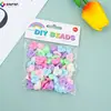Exportação Transfronteiriça Resina Rosa Pulseira DIY Acessórios de Contas Cartão de Unha de Papel Cabeça Pulseira Acessórios de Contas Contas