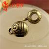 A3830 Verde Antiguo 1.45g Cuentas de Tres Vías con Agujero Grande Conector de Pulsera Panjia Al por Mayor 50 Piezas/Paquete