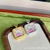 Hotong Xizang Nepal Thangka Puro Pintado à Mão Raposa de Nove Caudas Núcleo de Cartão 2x2
