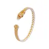 Plata Pura 9999 Moneda de Cobre Pixiu Pintada en Oro Pulsera Abierta Joyería Estilo Chino Pulsera de Plata de Ley Fabricante Directo de Regalos Venta al por Mayor
