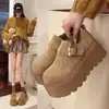 Zapatos de plataforma estilo Birkenstock, un superventas de otoño 2026, diseñados para añadir 7 cm a tu altura, perfectos para mujeres bajitas, y se pueden usar como mocasines o zapatos individuales