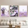 Pintura em Tela Tríptico para Sala de Estar e Quarto, Pintura Decorativa em Tela a Óleo de Alta Definição Estilo Chinês, Arte de Parede, Personalização do Cliente