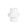 Botella de Filtro Transparente de 10 pulgadas para Agua Pura Accesorios para Purificador de Agua Paso Directo Rosca Externa 1/2 Pulgada a Rosca Externa 1/2 Pulgada a Alambre M44