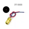 Cabeça Laser 3V5V Laser Duas Tubos Ponto Vermelho 5mW Grupo Tubo Laser Semicondutor de Cobre Diâmetro Externo 6MM