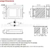 Perlas de Lámpara LED Rojas de Cristal Dual Paralelo 2835, Diodo Emisor de Luz SMD de Alto Brillo de 0.2W para Luces de Automóvil