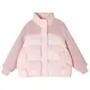 Roupas Infantis Princesa Yuanyuan Coleção de Inverno 2026 Jaqueta de Algodão Color Block para Meninas Casaco Grosso Quente Infantil Roupas de Algodão Atacado