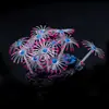 Venda Direta da Fábrica Silicone de Coral Macio Simulado Paisagismo de Aquário Decoração de Tanque de Peixes Efeito Fluorescente - Girassol
