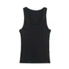 Z Estilo Europeu e Americano Transfronteiriço 2026 Nova Moda Elegante Atacado Feminino Blusa Regata Canelada 3253301
