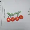 Versáteis Pequenos Patches Bordados de Cereja DIY Acessórios de Cabelo Decorações para Meias Decoração de Camiseta Sapato Chapéu Materiais