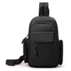 Nova Bolsa Transversal Masculina, Bolsa de Peito Multifuncional da Moda, Bolsa de Ombro Casual Leve para Exterior, Mochila Simples Impermeável e Resistente ao Desgaste