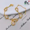 Pulsera de Calabaza Popular Blanca con Incrustaciones de Diamantes Luna Blanca y Madreperla Blanca, Nueva Moda, Joyería Hueca de Calabaza Pequeña para Transmisión en Vivo de Influencer de Moda