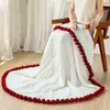 Celebração de Casamento Buquê de Rosas Manta Pronta Presente de Aniversário Menina Melhor Amiga Manta Tricotada à Mão Xale de Noiva