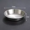 304 Plato para Salsa Coreana Taza para Jugo Plato para Sabor tamaño pequeño Plato para Sabor Plato para Salsa de Tomate Dorado Plato para Vinagre Taza para Jugo de Pimienta para Bistec