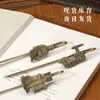 Lembranças Culturais e Criativas de Xi'An Guerreiros de Terracota Qin Shihuang Presentes de Viagem Estilo Chinês Clássico Metal Bronze Marcadores de Página