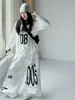 Conjunto de Baile Urbano Americano para Niñas 2026 Otoño Nuevo Estilo para Niños Mayores, Camiseta Estampada de Manga Larga y Pantalones de Pierna Ancha Conjunto de Baile Hip-Hop Jazz