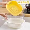 Cesta de drenaje de doble capa, una nueva y versátil cesta para lavar verduras para uso doméstico, que incluye un bol de drenaje y una cubeta para lavar y escurrir frutas en la cocina