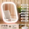 Espelho de Maquiagem com Lâmpada de Mesa Feminino Luminescente para Dormitório Casa Desktop Maquiagem Carregamento Real Luz