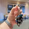 Chaveiro criativo de amor com contas de uva, acrílico, pingente de fruta anti-real, pingente de bolsa, chaveiro atacado