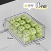 Caixa de armazenamento de ovos para geladeira, embalagem de frutas de qualidade alimentar, caixa para conservar dumplings, caixa para conservar alimentos frescos, armazenamento para freezer, caixa de armazenamento para finalização