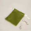 Fornecido Diretamente pelo Fabricante, Sacos de Veludo com Cordão para Joias, Pequenos Saquinhos de Veludo para Guardar Joias e Artesanato