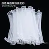 Papel de embrulho para buquê de fio spray fio de pérola onda dupla material de gaze para florista material de papel de embrulho