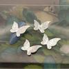 Joyería Metálica Mariposa para Arte de Uñas Dorado Plata Mariposa Pequeña Inteligente Remache Tridimensional Lazo Adhesivo Joyería