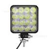 Luz LED de Trabajo para Coche Mini Cuadrada 16 Luces 48W Luz Auxiliar de Conducción Faro Modificado Foco Cabeza