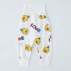 Pantalones de Bebé Primavera y Otoño de Cintura Alta que Protegen la Barriguita con Broches en la Entrepierna Pantalones Largos Pantalones de Otoño para Bebé Pantalones de Dormir Leggings de Polipropileno No Necesitan Quitarse