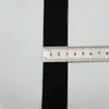 Banda elástica tejida a crochet del fabricante, elástico tejido con fuerte elasticidad, adecuado para cinturas de faldas y pantalones, accesorio elástico con ribete negro y blanco
