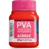 Tinta PVA 37ml. Vermelho fogo