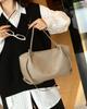 Bolso de Piel de Vaca de Primera Capa para Mujer, Bolso de Hombro Cruzado, Estilo Moderno para el Trabajo, Cuero Genuino Popular Europeo y Americano