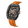Reloj Popular Transfronterizo, Correa de Nailon Ultra Delgada en Forma de Barril, Reloj de Hombre de Moda, Reloj de Cuarzo, Reloj de Hombre Nuevo
