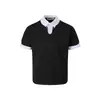 Roupas Vintage Verão 2025 Retrô Japonês Simples Falso Duas Peças Personalidade Solta Camiseta de Manga Curta Camisa Polo Unissex