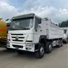 Caminhão Basculante Sinotruck HOWO 8*4 para Exportação, Caminhão Pesado Injeção Direta 371 Cavalos de Potência