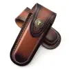 Funda de Cuero para Navaja Plegable, Funda de Cuero de Primera Capa Universal para Navaja, Funda de Cuero para Navaja Plegable