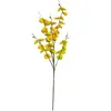 Flor Artificial Orquídea Danzante Flor de Seda Flor Artificial Orquídea Wenxin Decoración para el Hogar y Bodas Material de Flor Suave Diseño de Plantas de Simulación