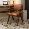 Silla de comedor estilo wabi-sabi, silla de uso doméstico de imitación madera, silla con respaldo de cojín suave estilo francés, silla para té de balcón, silla vintage Chandigarh