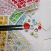 Super Brillante Corte Milenio Rosa 8mm Diez Caras Rosa Punto para Uñas Base Puntiaguda Pedrería para Uñas Ultra Brillante Cristales K9 Pedrería para Uñas Decoraciones para Uñas
