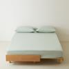 Sábana Bajera Ajustable Individual de Algodón de Fibra Larga Ropa de Cama Algodón Puro Color Sólido Simple Individual y Doble Protector de Colchón de Algodón Cubierta de Cama de Dormitorio