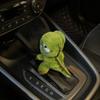 Cubierta de la manija de la palanca de cambios del freno de mano del coche, linda cubierta universal de la palanca de cambios de dibujos animados, cubierta protectora de la palanca de cambios, traje de decoración interior del coche