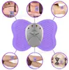Adesivos de massagem com corrente de pulso EMS de borboleta pequena mini portáteis adesivos de massagem para pescoço corpo inteiro e-commerce transfronteiriço