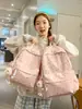 Mochila para Meninas Ensino Fundamental Ensino Médio Estampa de Estrelas Estilo Coreano Nicho Ins Bolsa de Ombro Estilo Mori Estudante Universitário Bolsa para Laptop para Homens