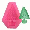 Árbol de Navidad con Forma de Maceta Molde de Silicona Molde para Pastel Plegable a Mano Plegable para Dulces Herramienta Plegable Herramienta Decorativa Huevo