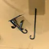 Soporte de calcetín navideño de metal popular transfronterizo, gancho ajustable y retráctil para uso doméstico, gancho sin taladro