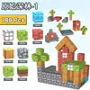 Amazon Transfronterizo Mi Mundo Bloque Magnético Bloque de Construcción Imán Imanes un Juego Completo de Bloques de Construcción Magnéticos Periféricos Venta al por Mayor