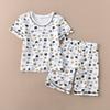 Conjunto infantil de shorts e camiseta de manga curta para meninos e meninas, roupa de casa, algodão com amônia, solto, popular, Songyou xisongwu, exportação para o Japão A