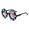 Gafas de sol para bebé transfronterizas 2023 DIYD011 letras de corazón gafas para niños girasol gafas de sol protectoras para niños