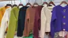Nuevo cárdigan de punto grueso con bolsillos y botones para mujer, estilo europeo y americano, manga larga, abrigo suéter
